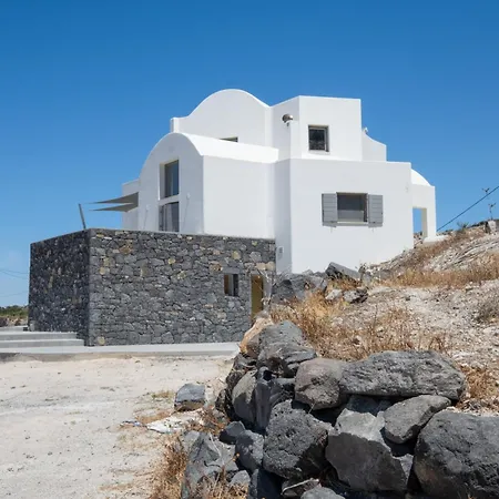 Tatil Evi White Ibex - Romantic Vineyard Hideaway With Sea & Sunset Views Emporio (Santorini)